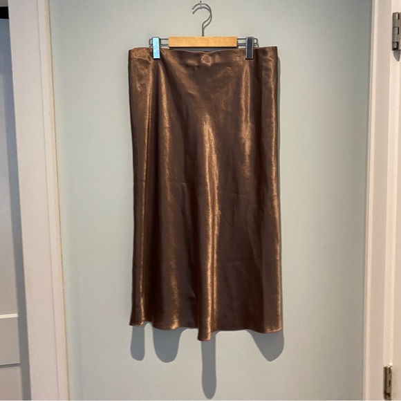 Vince Satin Slip Skirt - Picture 2 of 5